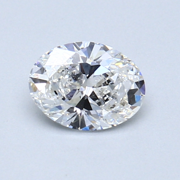 0.58 ct Oval Natural Diamond : E / SI1
