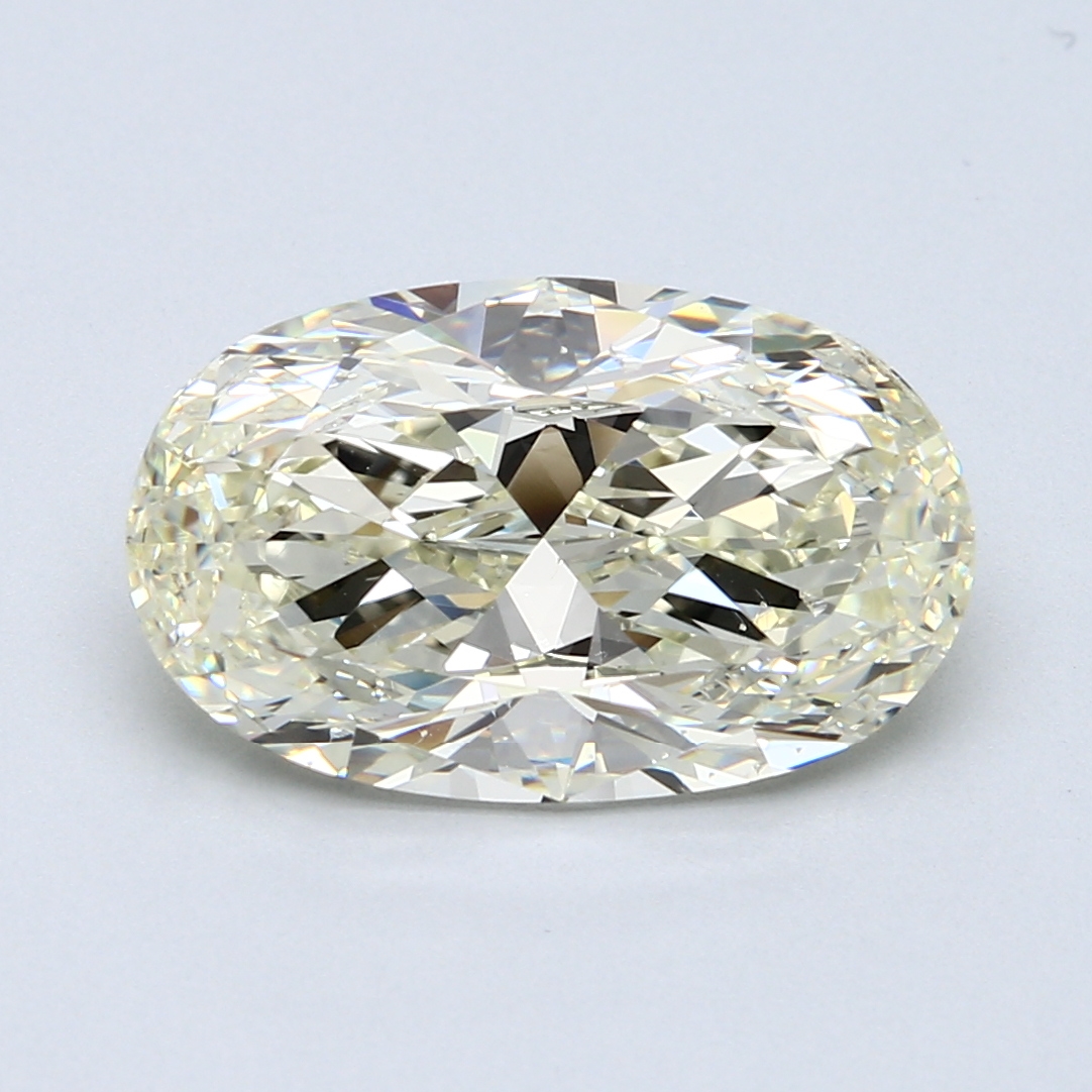 5.02 ct Oval Natural Diamond : M / SI1